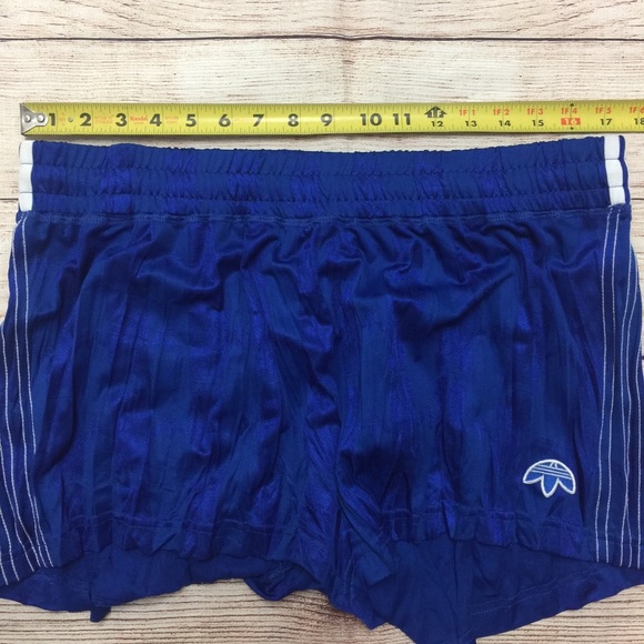 ADIDAS BY ALEXANDER WANG Blue White Shorts Size XL - Picture 6 of 8
